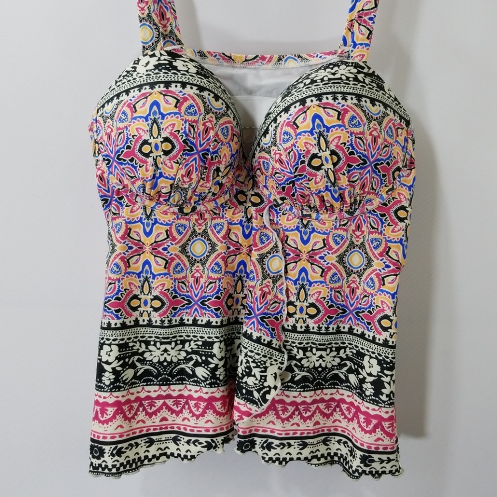 Nwt Swimsuits For All Printed 2 Piece Swimsuit 16 View 3